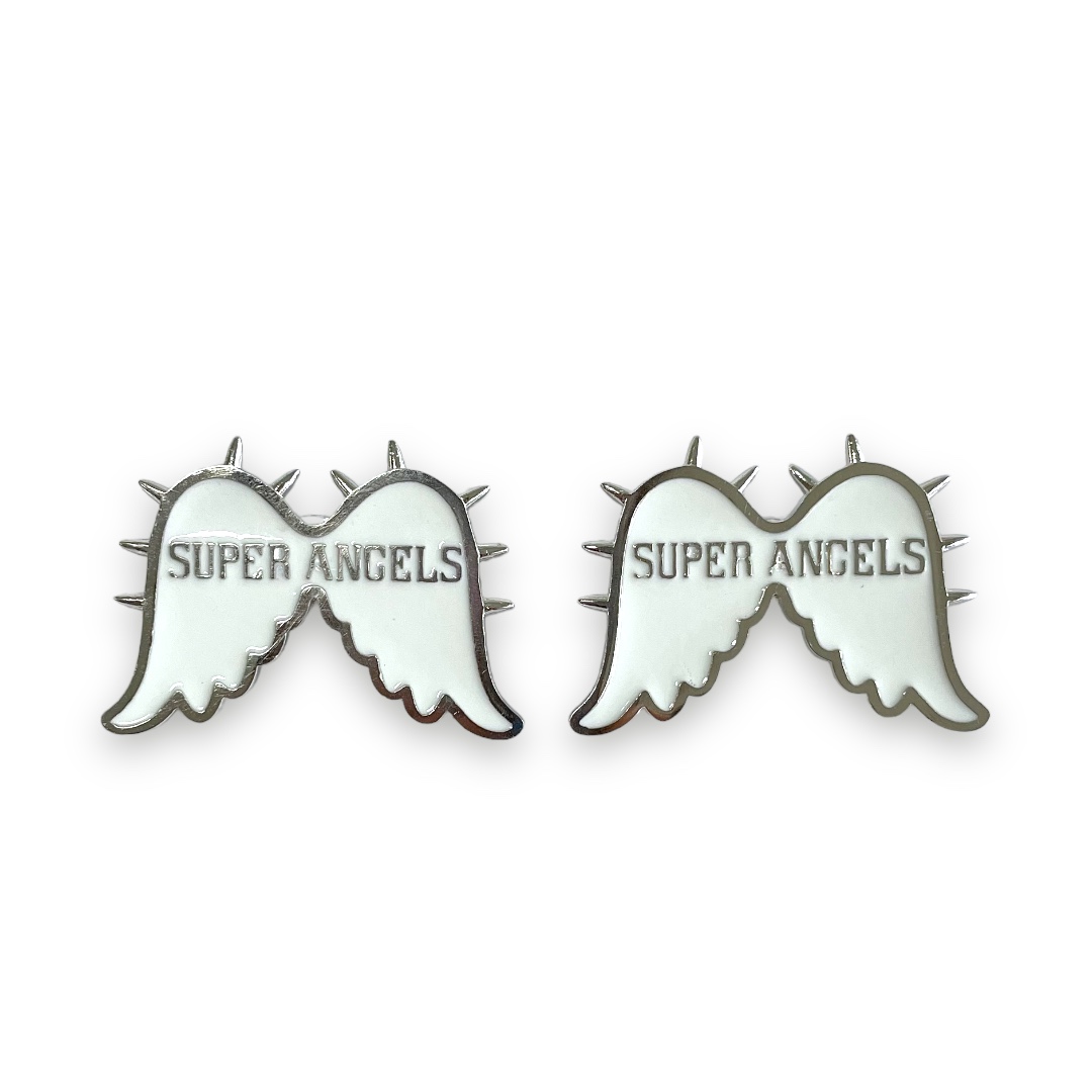 Super Angels White Wing Earrings