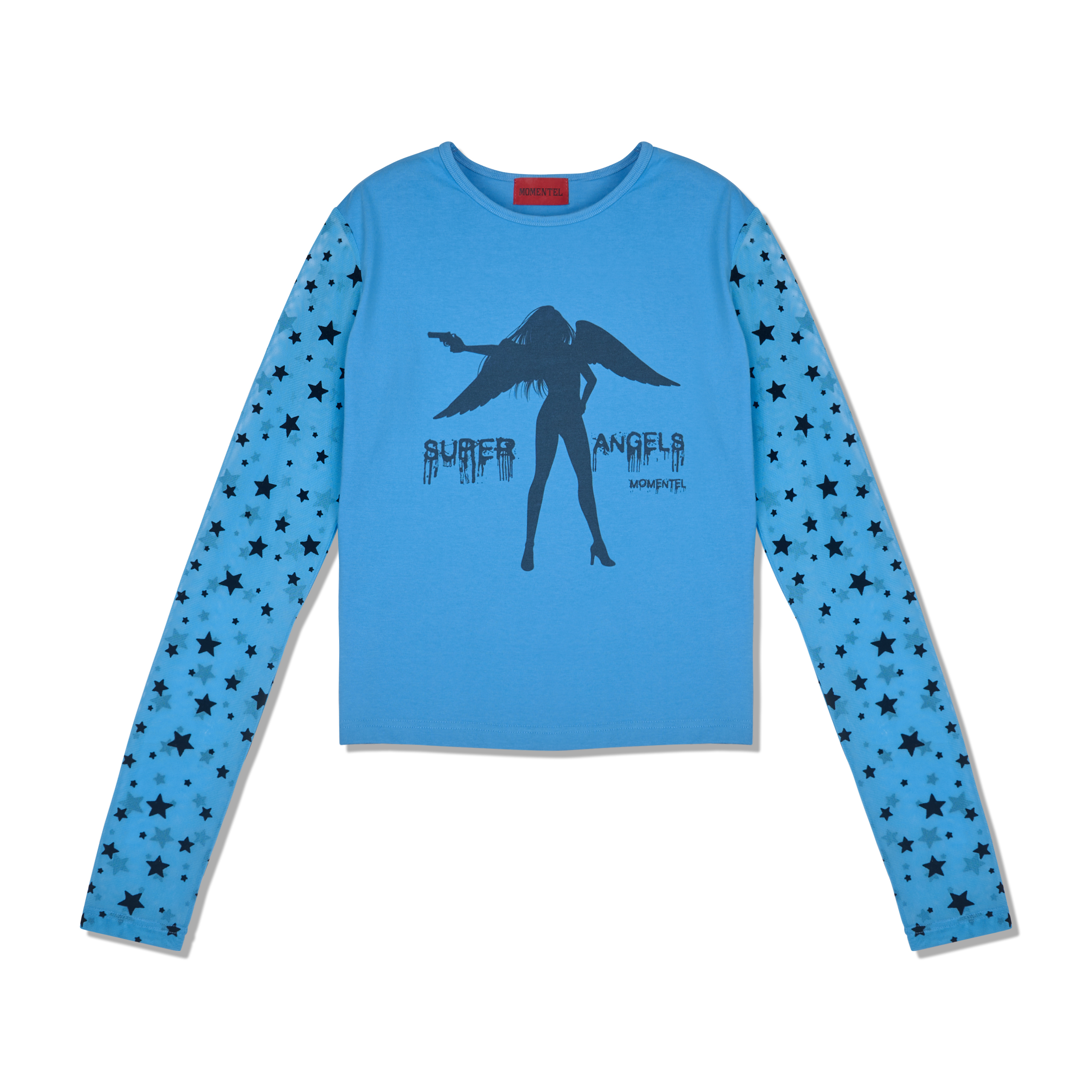 Super Angels Star Mesh T-Shirt (Blue)